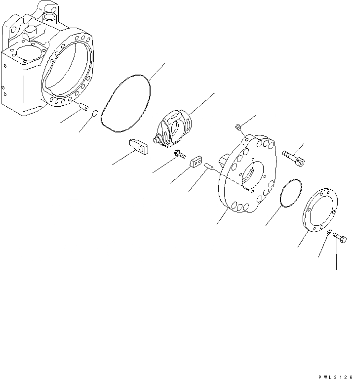 Схема запчастей Komatsu PC1800-6 - ОСНОВН. НАСОС (9/) (NO. НАСОС) ОСНОВН. КОМПОНЕНТЫ И РЕМКОМПЛЕКТЫ