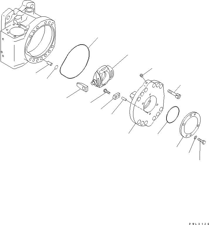 Схема запчастей Komatsu PC1800-6-M1 - ОСНОВН. НАСОС (9/) (NO. НАСОС) ОСНОВН. КОМПОНЕНТЫ И РЕМКОМПЛЕКТЫ