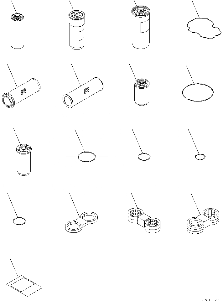 Схема запчастей Komatsu PC1800-6 - ЗАП. ЧАСТИ (+ЯC СПЕЦ-Я.)(№-) АКСЕССУАРЫ