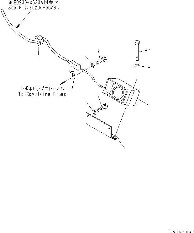 Схема запчастей Komatsu PC1800-6 - СИГНАЛ ХОДА(№-) ЭЛЕКТРИКА