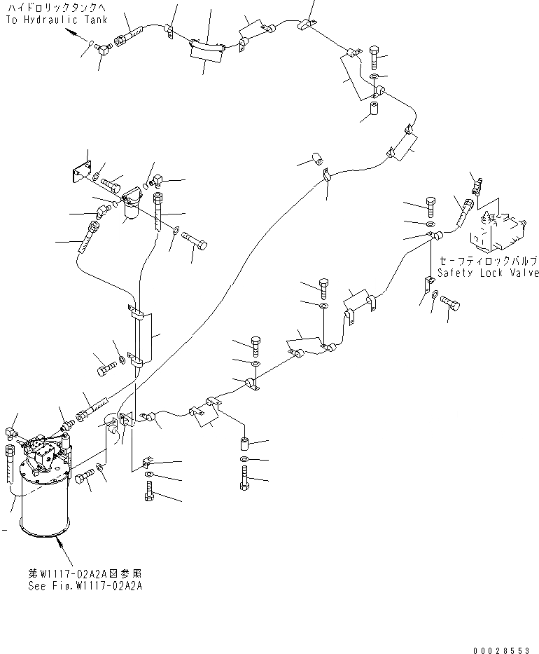 Схема запчастей Komatsu PC1800-6 - НАСОС СМАЗКИ (НАСОС) (LINCOLN)(№-) РАЗНОЕ