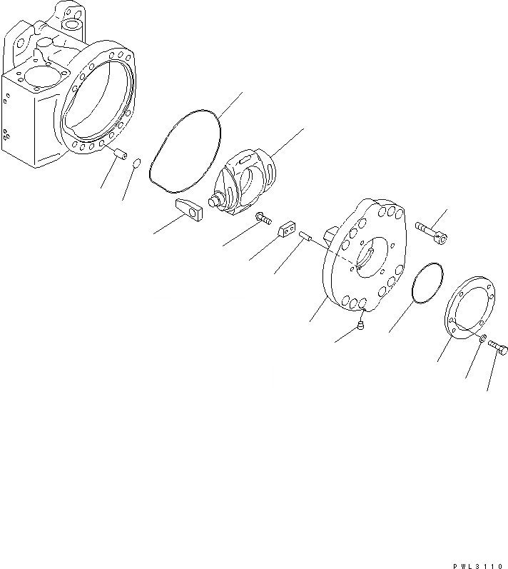 Схема запчастей Komatsu PC1800-6 - ОСНОВН. НАСОС (/) (С КЛАПАНОМ TVC)(№-) ОСНОВН. КОМПОНЕНТЫ И РЕМКОМПЛЕКТЫ