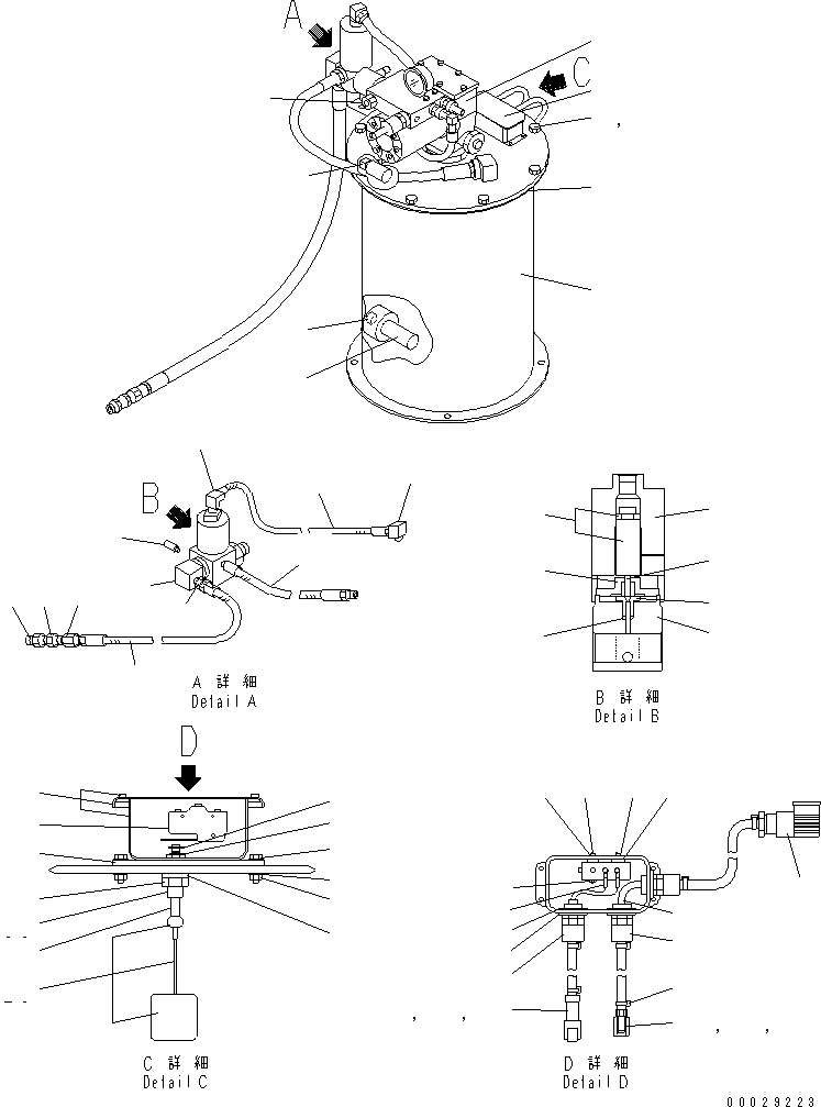 Схема запчастей Komatsu PC1800-6 - НАСОС СМАЗКИ (/)(№-) ОСНОВН. КОМПОНЕНТЫ И РЕМКОМПЛЕКТЫ