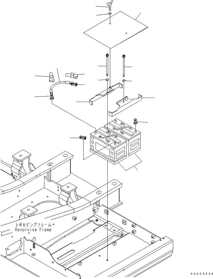 Схема запчастей Komatsu PC180LC-7K - АККУМУЛЯТОР ЭЛЕКТРИКА