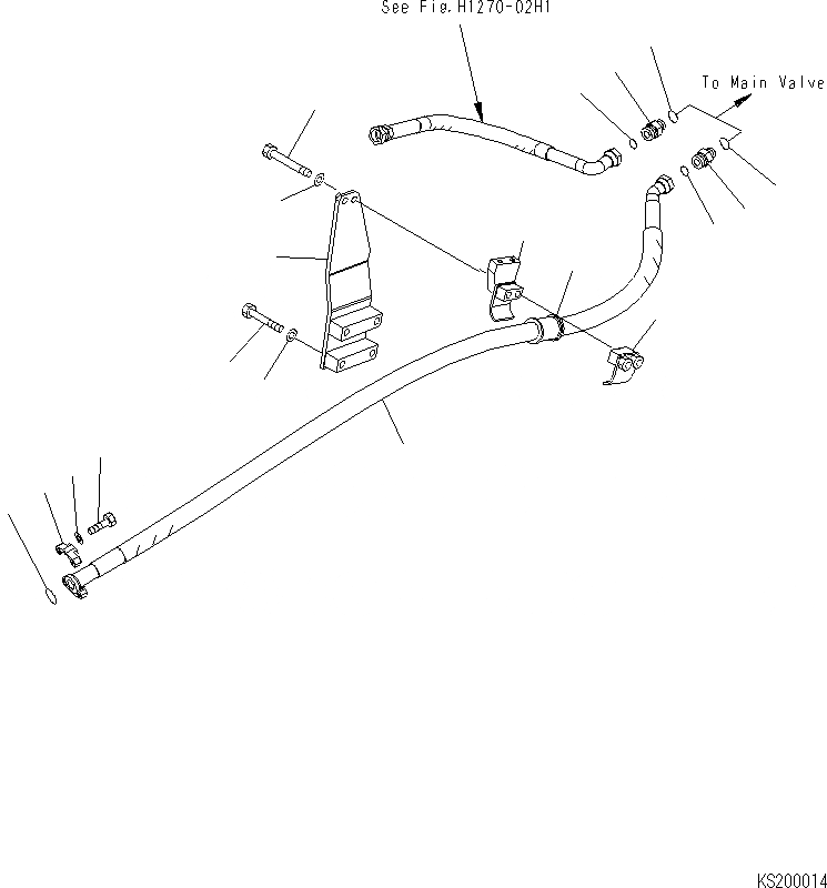 Схема запчастей Komatsu PC180LC-7-E0 - НАВЕСНОЕ ОБОРУД-Е ( АКТУАТОР) (ОСНОВН. ЛИНИЯ¤ ЛЕВ.) (ДЛЯ 2-СЕКЦИОНН. СТРЕЛЫ) ГИДРАВЛИКА