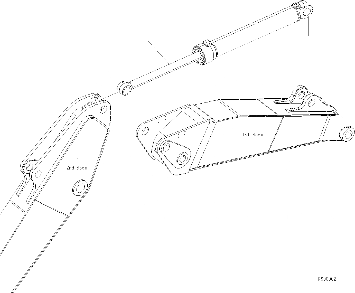 Схема запчастей Komatsu PC180NLC-7-E0 - СТРЕЛА ADJUST ЦИЛИНДР (ДЛЯ 2-СЕКЦИОНН. СТРЕЛЫ) РАБОЧЕЕ ОБОРУДОВАНИЕ