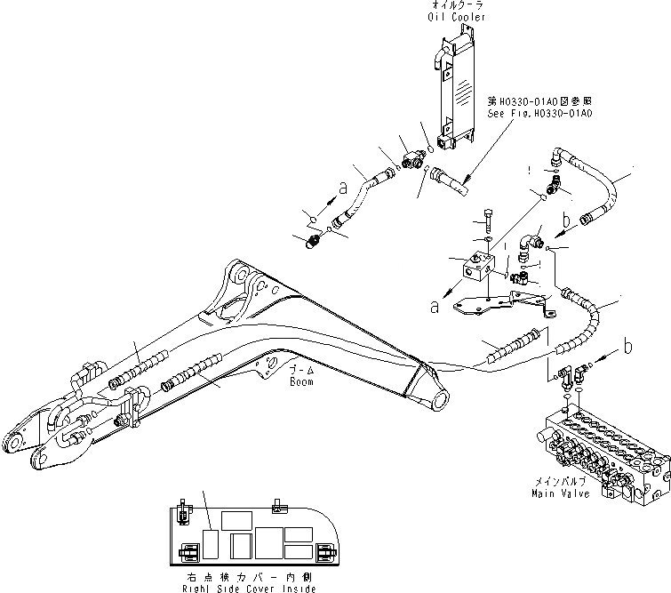 Схема запчастей Komatsu PC18MR-2 - НАВЕСНОЕ ОБОРУД-Е (КРОМЕ ЯПОН.) ГИДРАВЛИКА
