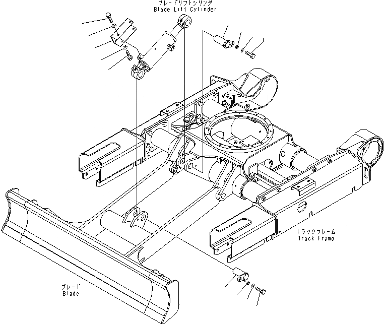 Схема запчастей Komatsu PC18MR-2 - ЦИЛИНДР ПОДЪЕМА ОТВАЛА COVER РАБОЧЕЕ ОБОРУДОВАНИЕ