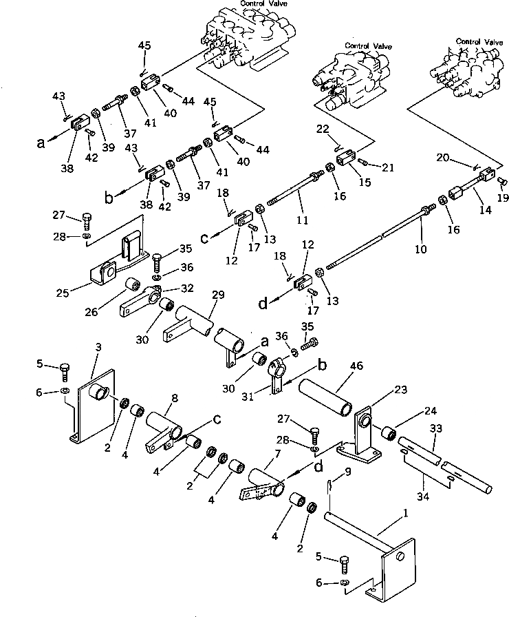 Схема запчастей Komatsu PC20-5 - МЕХ-М УПРАВЛ-Я РАБОЧ. ОБОРУД-EM (TBG. СПЕЦ-Я.) МАРКИРОВКА¤ ИНСТРУМЕНТ И РЕМКОМПЛЕКТЫ