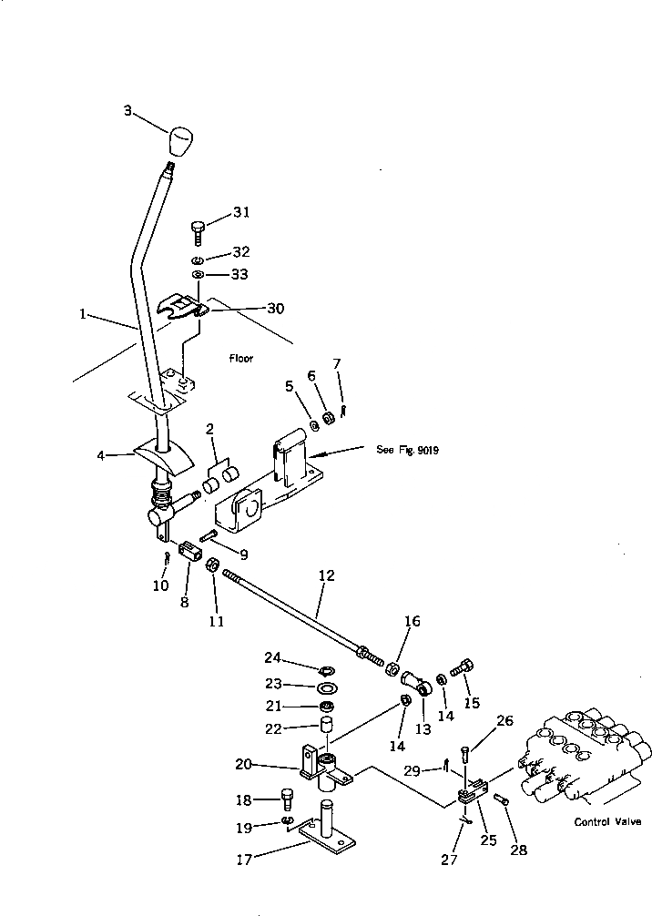 Схема запчастей Komatsu PC20-5 - УПРАВЛЕНИЕ ПОВОРОТОМ СТРЕЛЫ РЫЧАГ (США СПЕЦ-Я.) МАРКИРОВКА¤ ИНСТРУМЕНТ И РЕМКОМПЛЕКТЫ