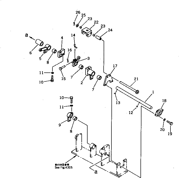 Схема запчастей Komatsu PC20-6 - РЫЧАГ УПРАВЛ-Я ХОДОМ (/) (ДЛЯ I.S.O. PATTERN) (КРОМЕ ЯПОН.) СИСТЕМА УПРАВЛЕНИЯ И ОСНОВНАЯ РАМА