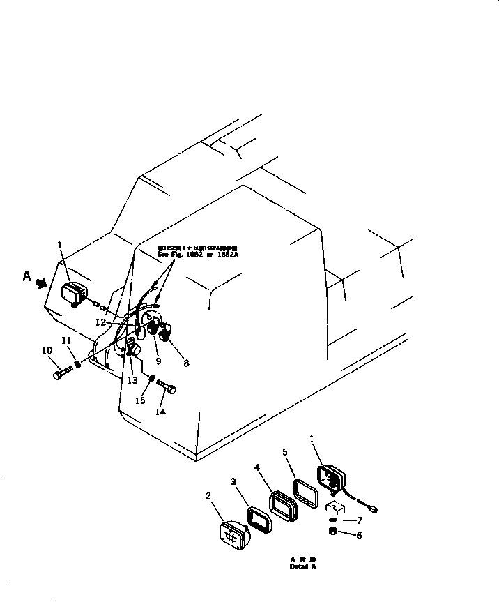 Схема запчастей Komatsu PC200-5C - ЭЛЕКТРИКА (КОМПОНЕНТЫ)(№-88) КОМПОНЕНТЫ ДВИГАТЕЛЯ И ЭЛЕКТРИКА
