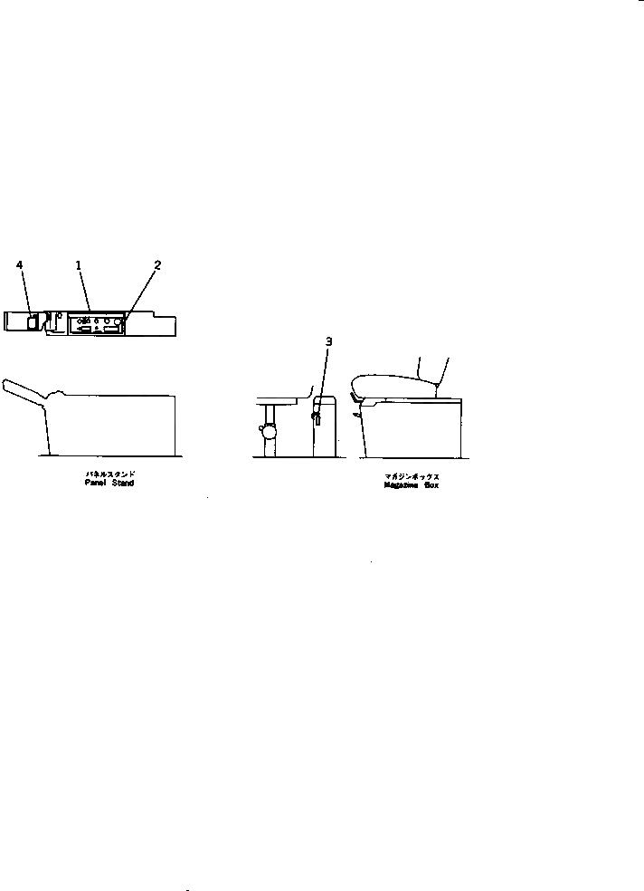 Схема запчастей Komatsu PC200-5C - МАРКИРОВКА (ПАНЕЛЬ И УПРАВЛ-Е СТОЙКА)            (ДЛЯ УДЛИНН. РЫЧАГ УПРАВЛ-Е) (АНГЛ.)(№-88) МАРКИРОВКА¤ ИНСТРУМЕНТ И РЕМКОМПЛЕКТЫ