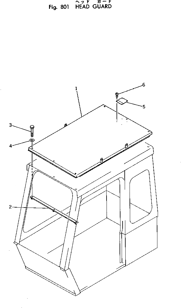 Схема запчастей Komatsu PC200-2 - ВЕРХН. ЗАЩИТА ОПЦИОННЫЕ КОМПОНЕНТЫ