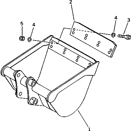 Схема запчастей Komatsu PC200-3 - КОВШ¤ .7M¤ ШИР. MM (ДЛЯ MAGIC РУКОЯТЬ) РАБОЧЕЕ ОБОРУДОВАНИЕ