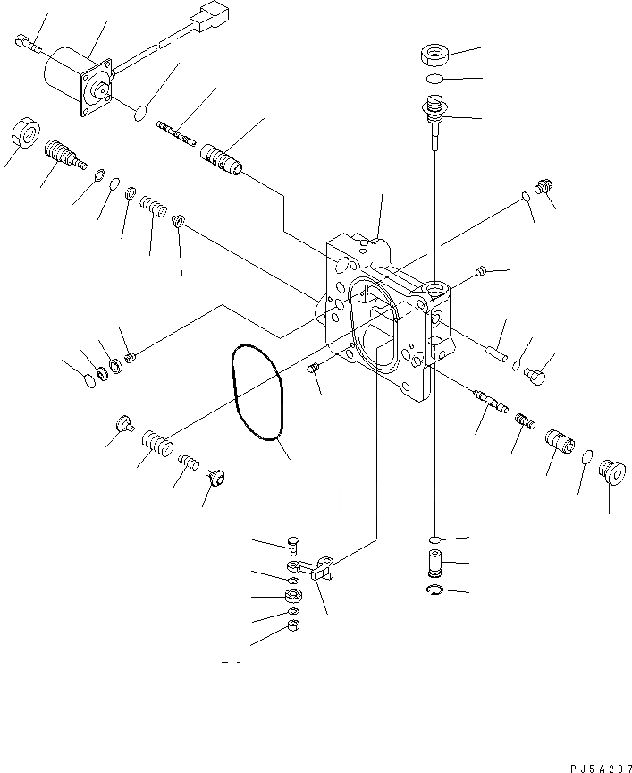 Схема запчастей Komatsu PC200-6Z - ОСНОВН. НАСОС (9/9) (ДЛЯ CUSTOM)(№89-9) ОСНОВН. КОМПОНЕНТЫ И РЕМКОМПЛЕКТЫ