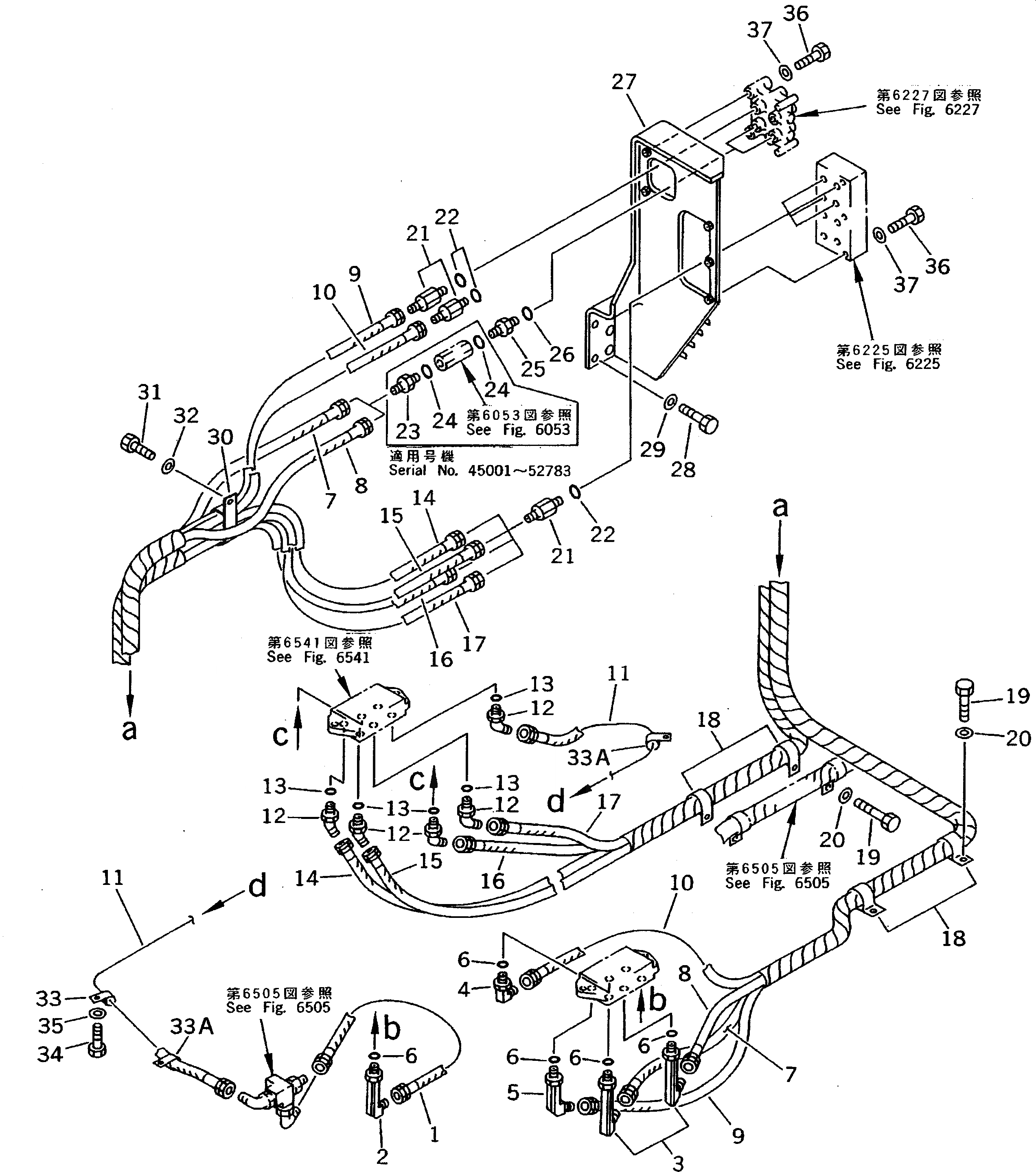Схема запчастей Komatsu PC200-5 - КЛАПАН PPCТРУБЫ (БЛОК - SHUTTLE V.) (WRIST УПРАВЛ-Е) (KOMATSU PATTERN) (№-78¤79-88) УПРАВЛ-Е РАБОЧИМ ОБОРУДОВАНИЕМ
