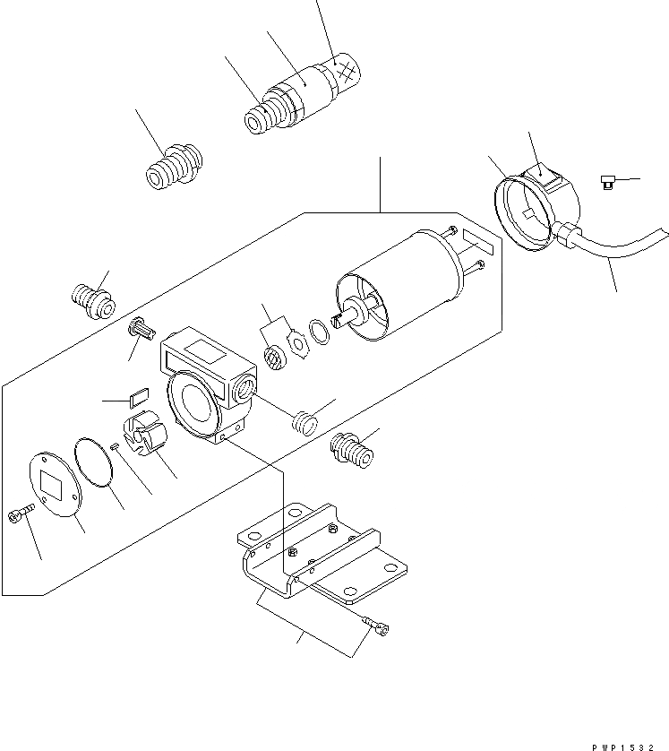 Схема запчастей Komatsu PC200-7 - НАСОС АВТОМАТИЧ. ЗАПРАВКИ ТОПЛИВА (ВНУТР. ЧАСТИ)(№-7) ОСНОВН. КОМПОНЕНТЫ И РЕМКОМПЛЕКТЫ