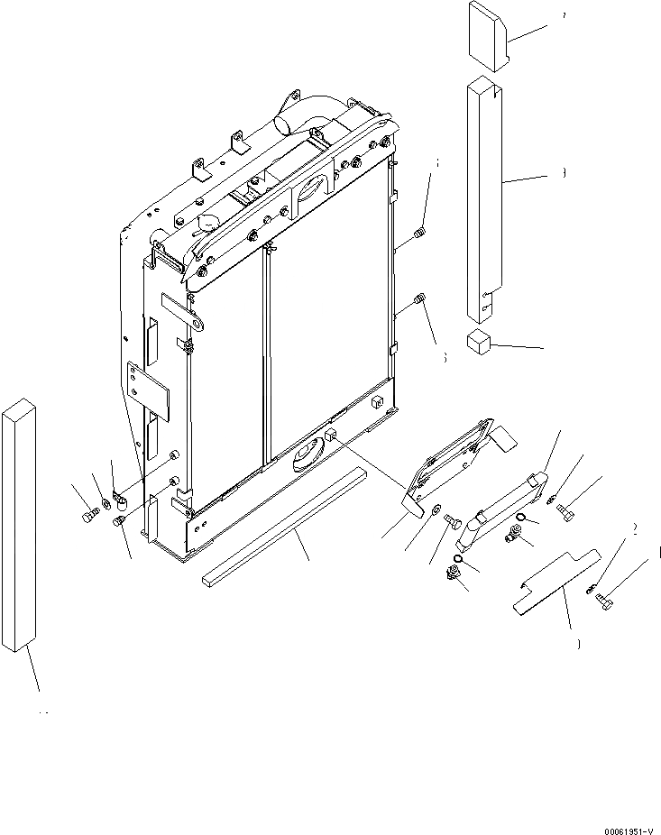 Схема запчастей Komatsu PC200-8 - СИСТЕМА ОХЛАЖДЕНИЯ (ТОПЛИВН. ОХЛАДИТЕЛЬ И ЭЛЕМЕНТЫ)(№-) СИСТЕМА ОХЛАЖДЕНИЯ