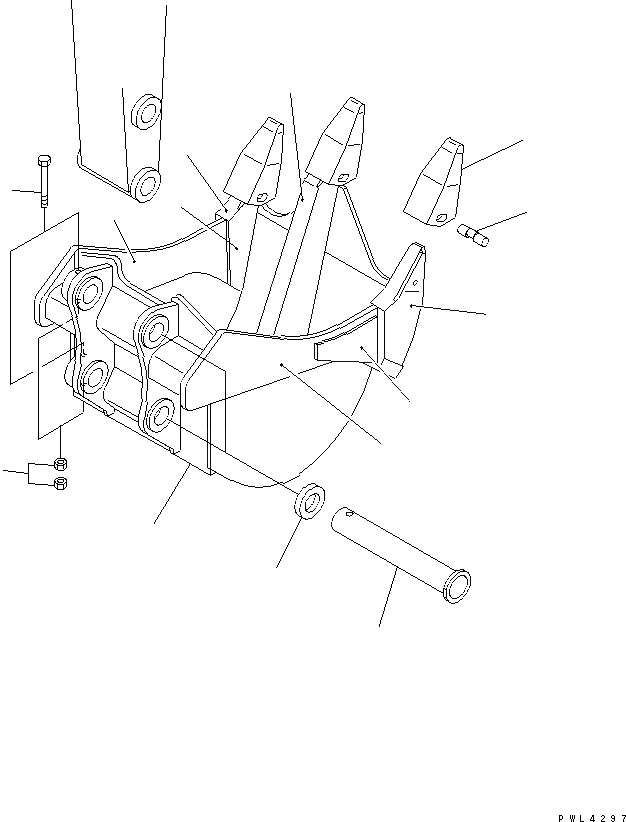 Схема запчастей Komatsu PC200-7-AA - КОВШ-РЫХЛИТЕЛЬ¤ .M (CECE .M)¤ 9MM РАБОЧЕЕ ОБОРУДОВАНИЕ