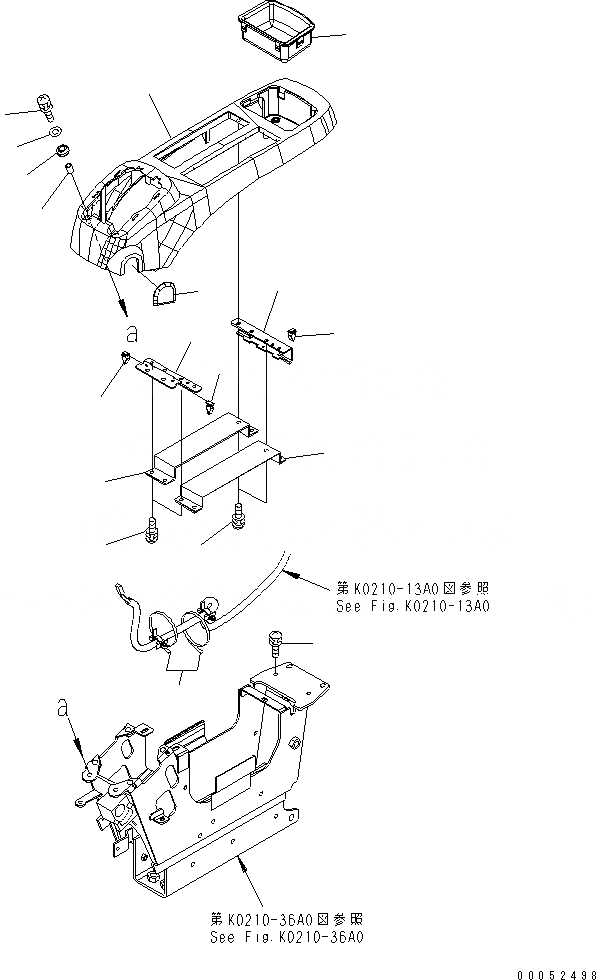 Схема запчастей Komatsu PC2000-8 - КАБИНА (УПРАВЛ-Е СТОЙКА) (КОНСОЛЬ) (ВЕРХН.) (ЛЕВ.)(№-) КАБИНА ОПЕРАТОРА И СИСТЕМА УПРАВЛЕНИЯ