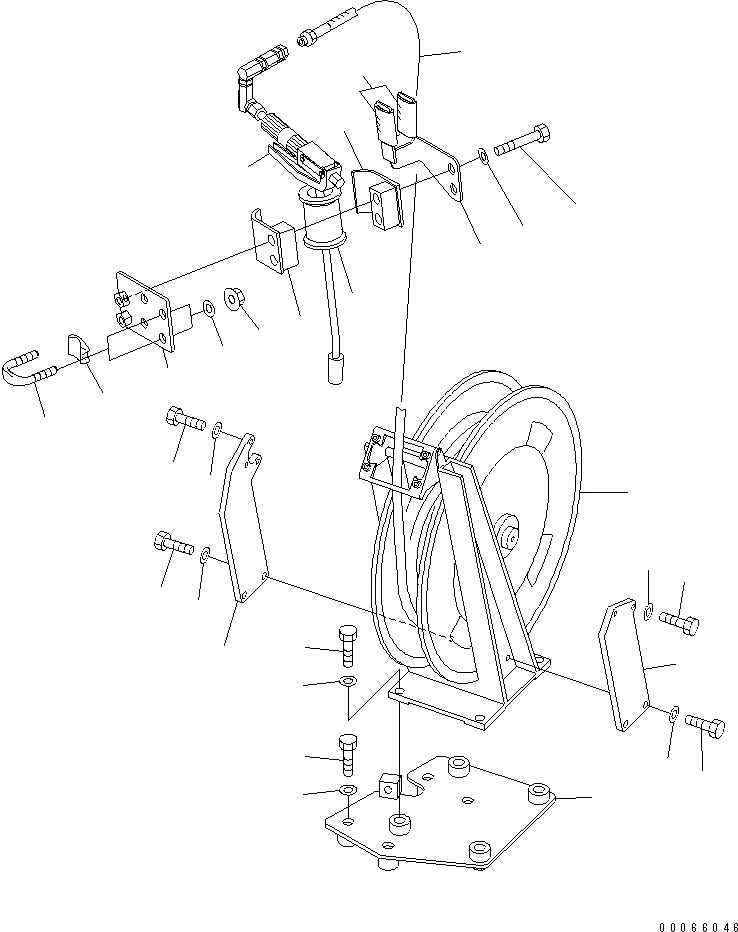 Схема запчастей Komatsu PC2000-8 - НАСОС СМАЗКИ (СМАЗ. GUN И REEL) (С REFILL)(№-) РАЗНОЕ