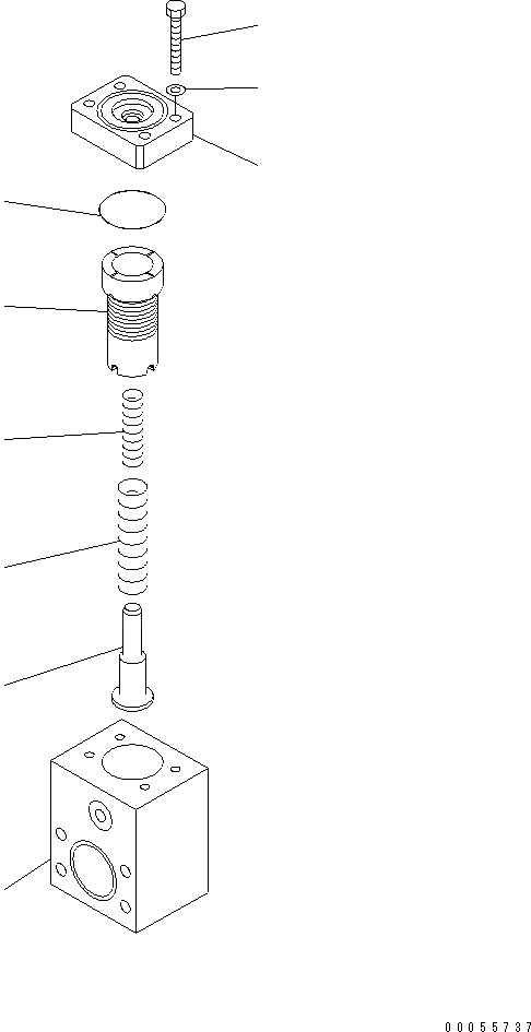 Схема запчастей Komatsu PC2000-8 - КЛАПАН PPC(BACK PRESSURE COMPESATING КЛАПАН)(№-) ОСНОВН. КОМПОНЕНТЫ И РЕМКОМПЛЕКТЫ