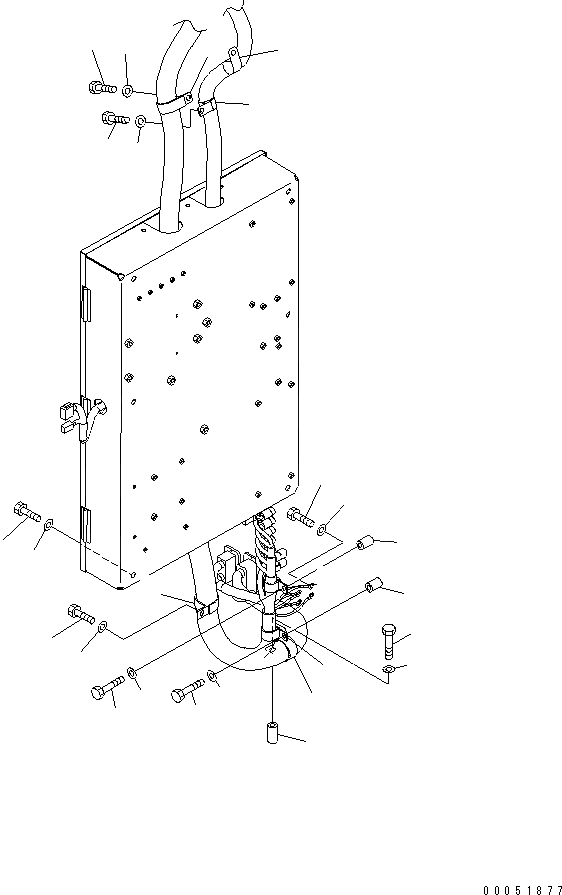 Схема запчастей Komatsu PC2000-8 - ЭЛЕКТРИКА (КАБИНА ОСНОВ.) (Э/ПРОВОДКА) (КРЕПЛЕНИЕ) (КОРПУС )(№-) ЭЛЕКТРИКА