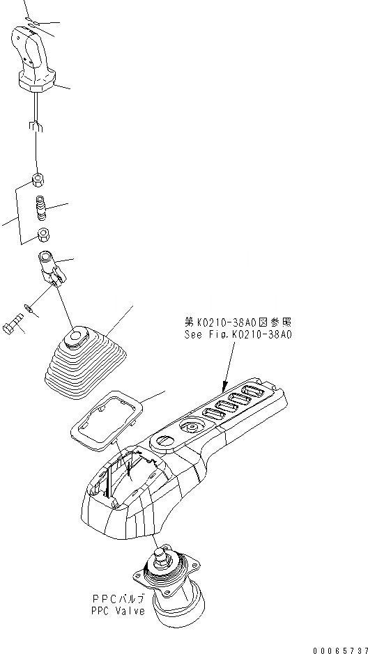 Схема запчастей Komatsu PC2000-8 - КАБИНА (УПРАВЛ-Е СТОЙКА) (РЫЧАГ) (ПРАВ.) (ДЛЯ ПОГРУЗ.)(№-9) КАБИНА ОПЕРАТОРА И СИСТЕМА УПРАВЛЕНИЯ