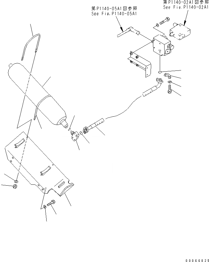 Схема запчастей Komatsu PC2000-8 - HIC ЛИНИИ (РЕДУКЦИОНН. КЛАПАН - АККУМУЛЯТОР) (СПЕЦ-Я -40С)(№-) НИЖНЯЯ ГИДРОЛИНИЯ И ЛИНИЯ ХОДА