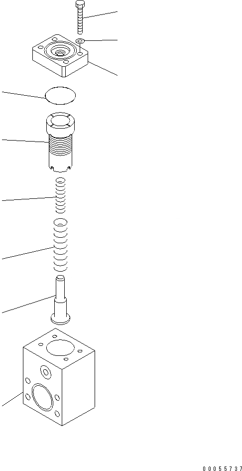 Схема запчастей Komatsu PC2000-8 - КЛАПАН PPC(BACK PRESSURE COMPESATING КЛАПАН)(№-) ОСНОВН. КОМПОНЕНТЫ И РЕМКОМПЛЕКТЫ