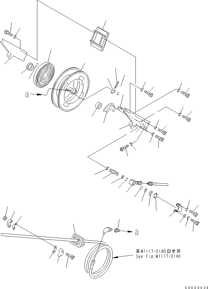 Схема запчастей Komatsu PC2000-8 - НАСОС СМАЗКИ (РУКАВНЫЙ БАРАБАН)(№-) ОСНОВН. КОМПОНЕНТЫ И РЕМКОМПЛЕКТЫ