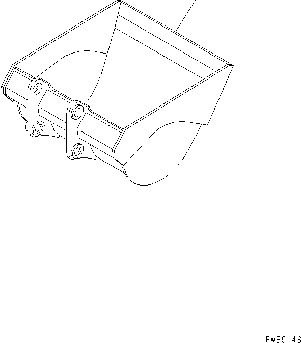 Схема запчастей Komatsu PC200CA-6 - КОВШ (ESCO) (DITCH CLEANER-8 IN. (9MM) ШИР.)(№C8-) РАБОЧЕЕ ОБОРУДОВАНИЕ