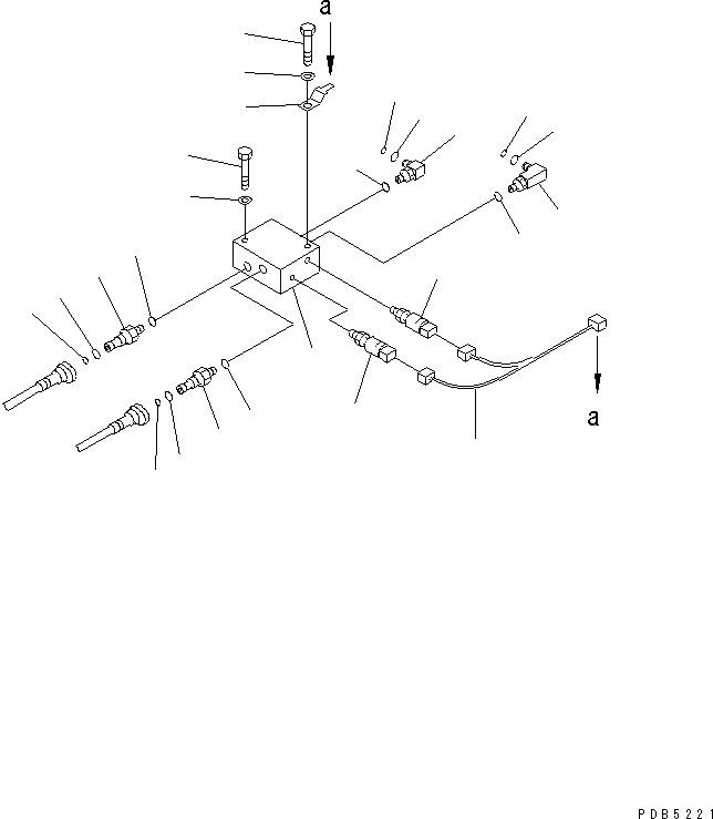 Схема запчастей Komatsu PC200CA-6 - ЛИНИЯ РАБОЧЕГО ОБОРУД. PPC (PPC) ( АКТУАТОР)(№C-C7) КАБИНА ОПЕРАТОРА И СИСТЕМА УПРАВЛЕНИЯ
