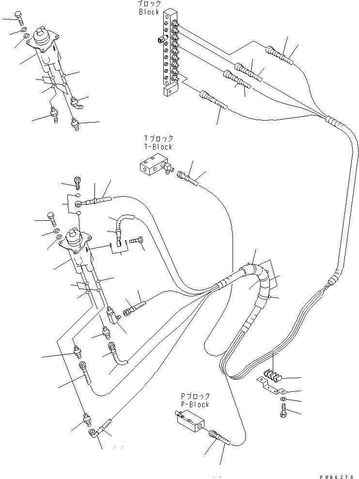 Схема запчастей Komatsu PC200CA-6 - ОСНОВН. КОНСТРУКЦИЯ (РАБОЧАЯ ЛИНИЯ PPC) (КЛАПАН PPCAND ПАТРУБКИ ЛЕВОЙ СТОЙКИ)(№C-) КАБИНА ОПЕРАТОРА И СИСТЕМА УПРАВЛЕНИЯ