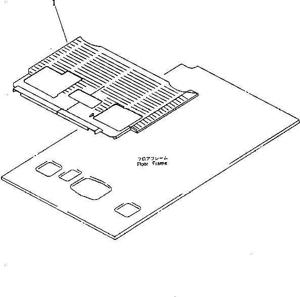 Схема запчастей Komatsu PC200LC-5C - ПОКРЫТИЕ ПОЛА(ДЛЯ УДЛИНН. РЫЧАГ УПРАВЛ-Е) (С ДОПОЛН. ГИДРОЛИНИЕЙ)(№-88) ЧАСТИ КОРПУСА