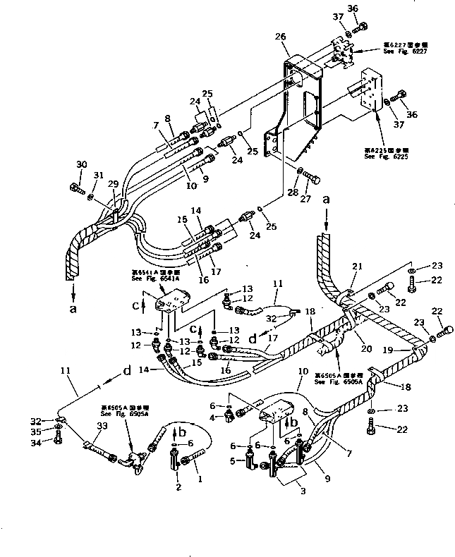 Схема запчастей Komatsu PC200LC-5T - P.P.C.КЛАПАН ТРУБЫ(БЛОК T/F РАСПРЕДЕЛИТ. КЛАПАН)(ДЛЯ WRIST УПРАВЛ-Е)  (БЕЗ ФИЛЬТР)(КРОМЕ ЯПОН.) УПРАВЛ-Е РАБОЧИМ ОБОРУДОВАНИЕМ