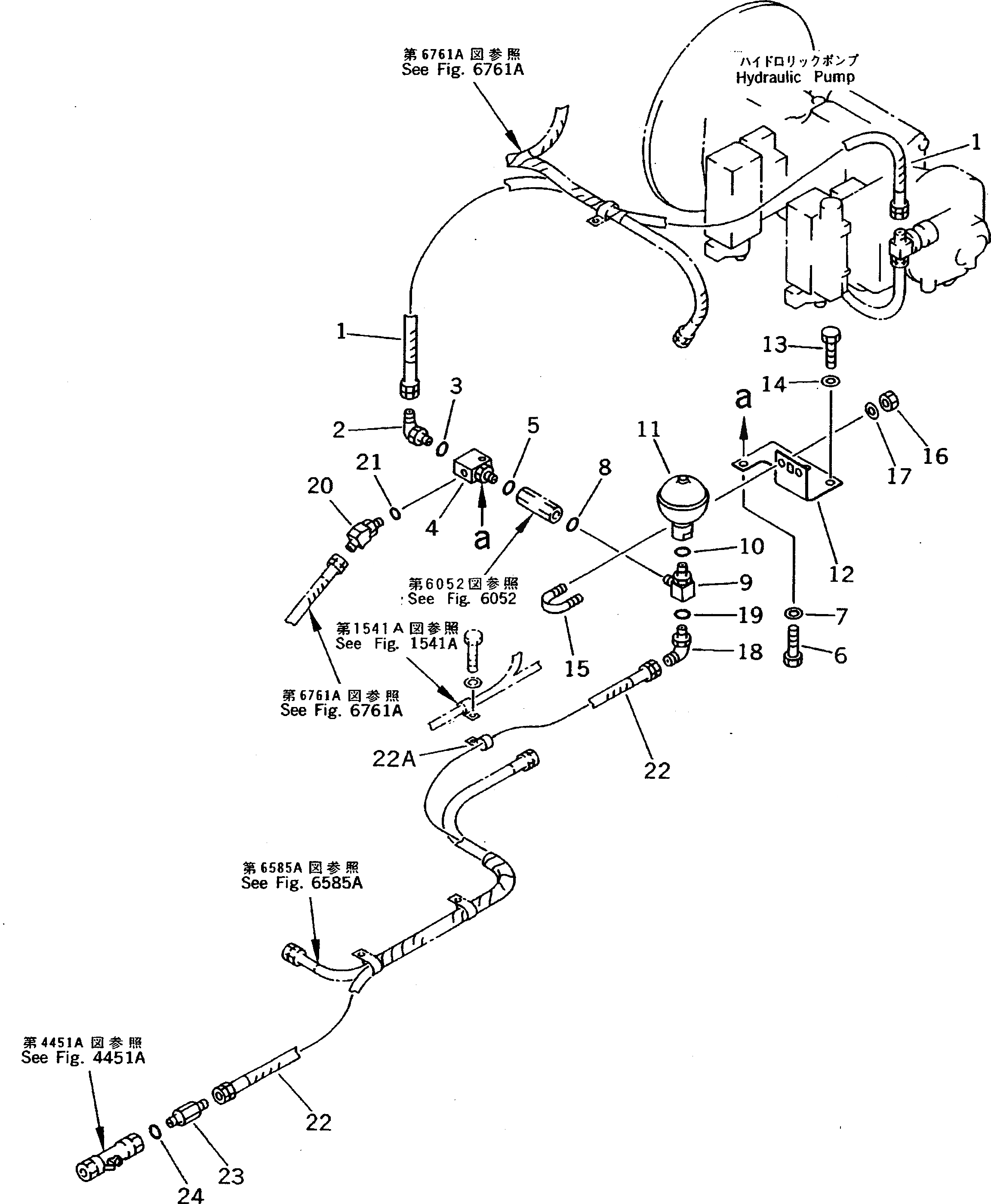 Схема запчастей Komatsu PC200LC-5T - НАСОС - БЕЗОПАСН. ЛИНИЯ ЗАКРЫВАЮЩЕГО КЛАПАНА УПРАВЛ-Е РАБОЧИМ ОБОРУДОВАНИЕМ