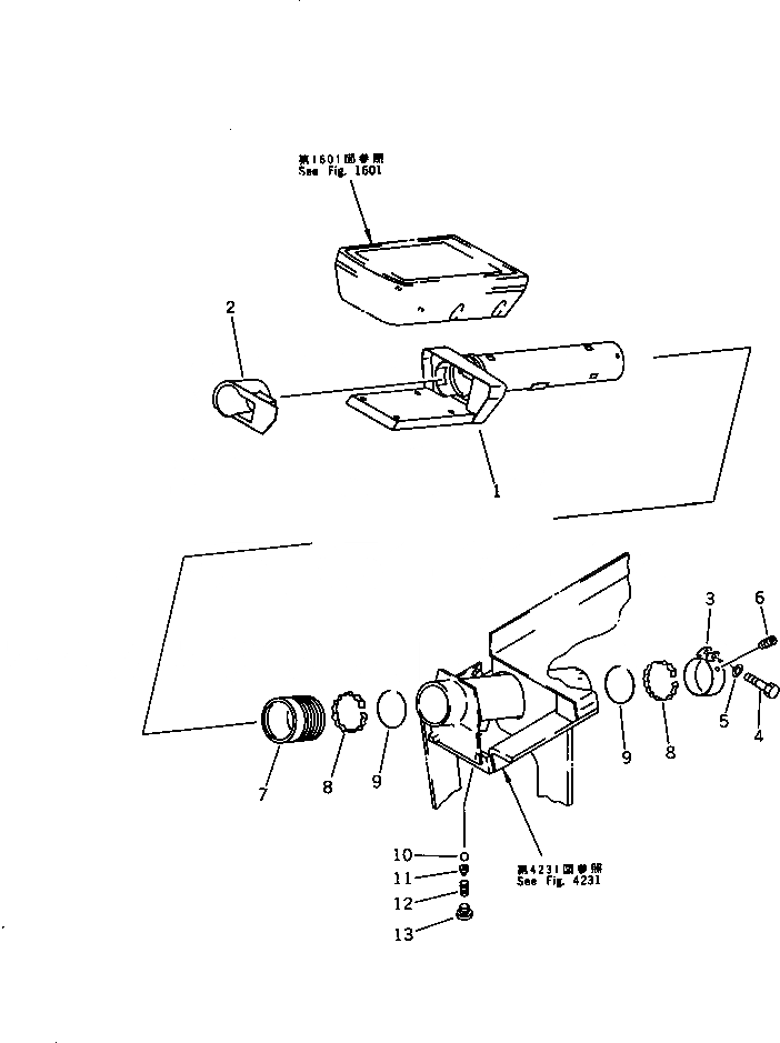 Схема запчастей Komatsu PC200LC-5X - ПАНЕЛЬ МОНИТОРА КОРПУС (ДЛЯ УДЛИНН. РЫЧАГ УПРАВЛ-Е) СИСТЕМА УПРАВЛЕНИЯ И ОСНОВНАЯ РАМА