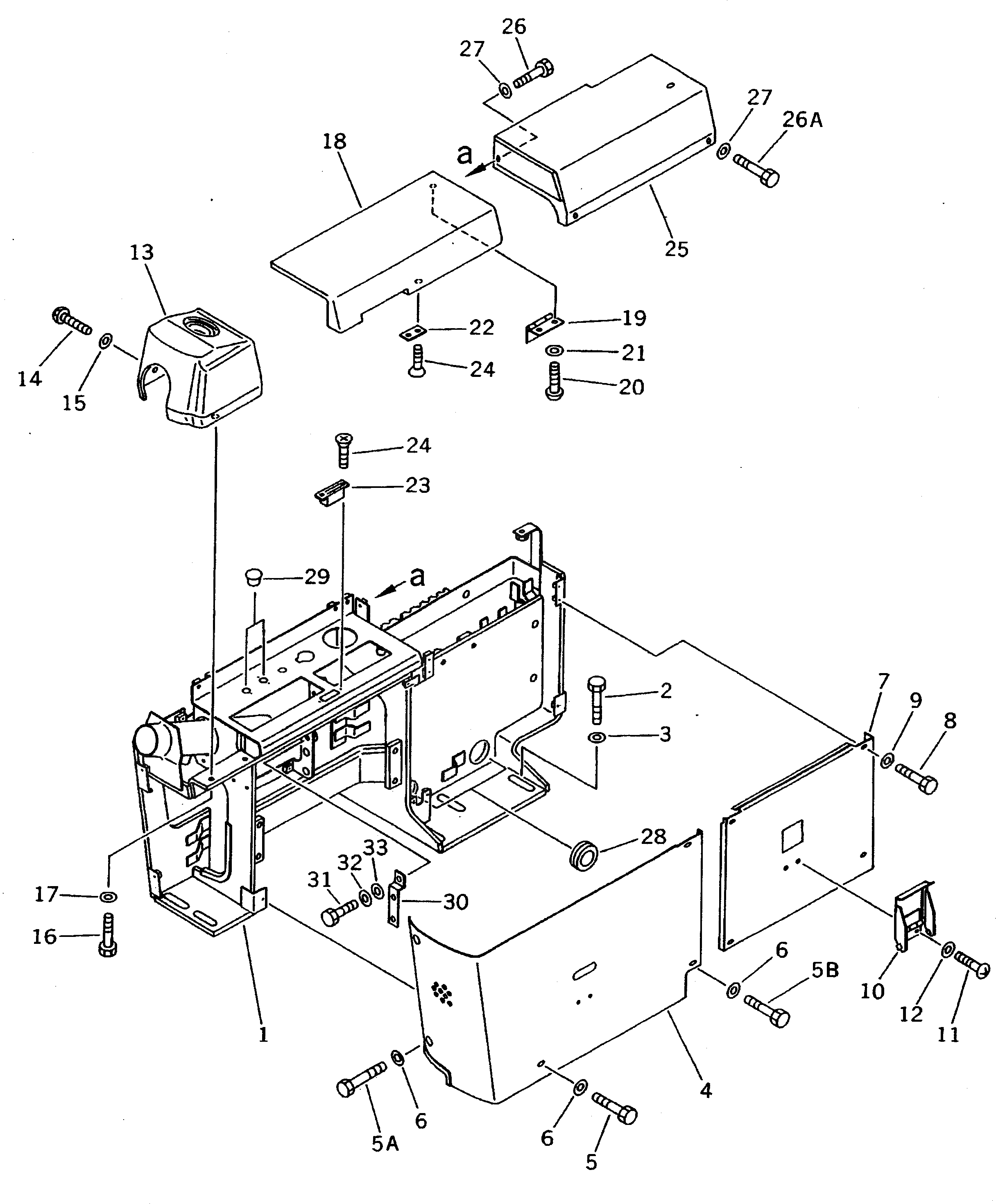 Схема запчастей Komatsu PC200LC-5X - ПАНЕЛЬ СТОЙКА (ДЛЯ УДЛИНН. РЫЧАГ УПРАВЛ-Е) СИСТЕМА УПРАВЛЕНИЯ И ОСНОВНАЯ РАМА