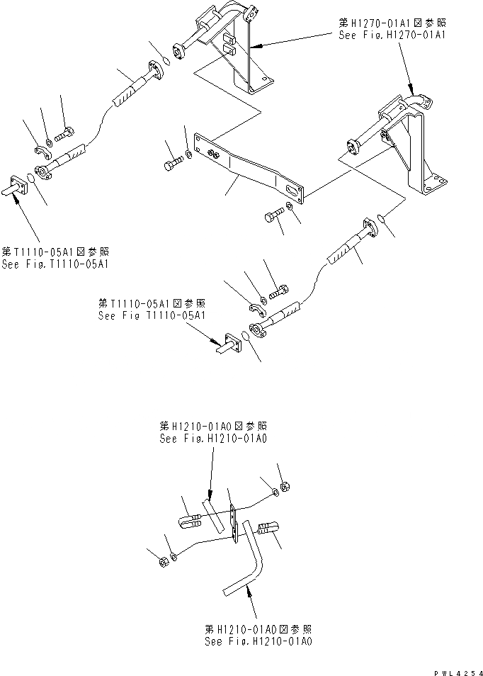 Схема запчастей Komatsu PC200LC-6 - НАВЕСНОЕ ОБОРУД-Е ( АКТУАТОР) (SIMPLE) (/) ГИДРАВЛИКА