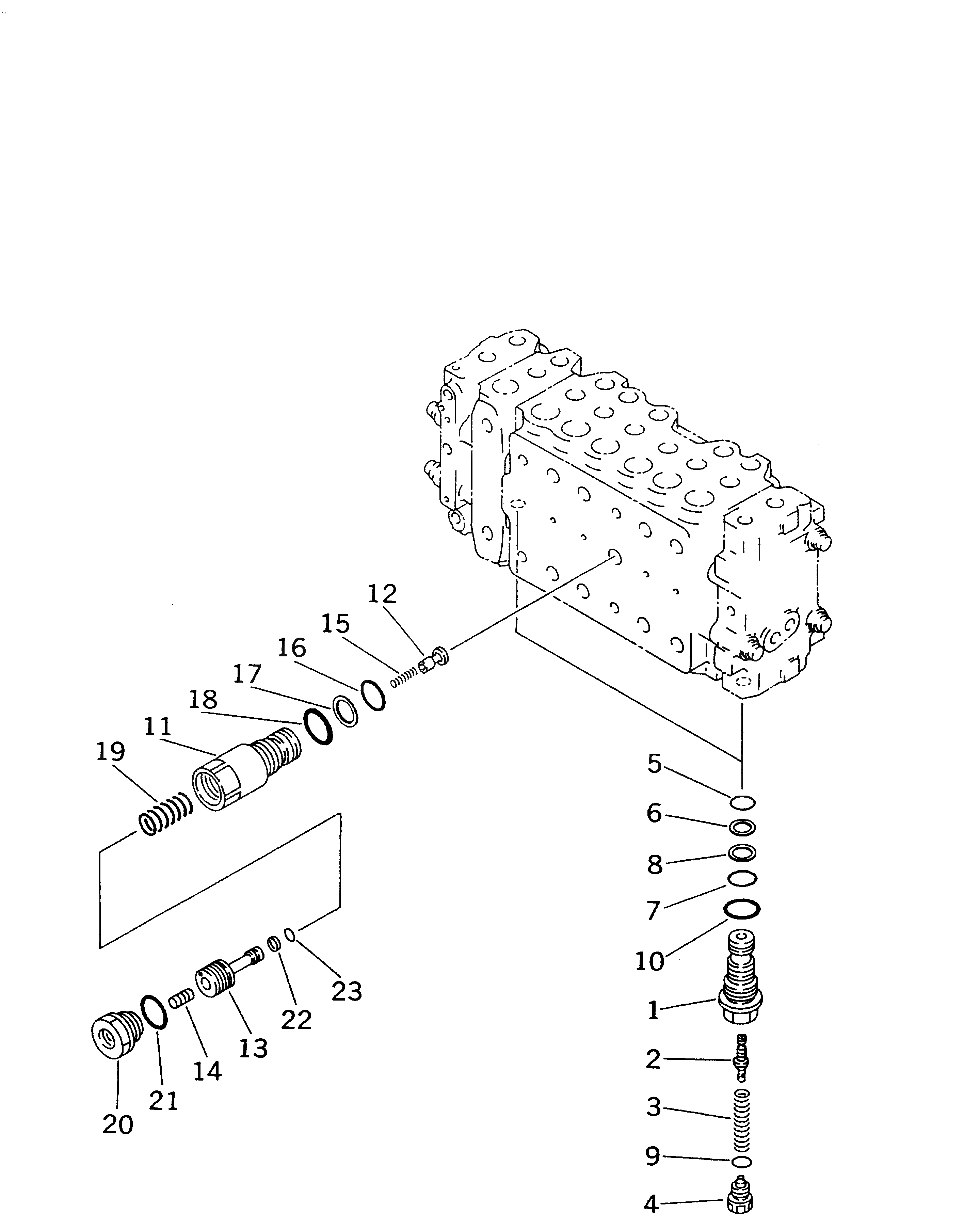 Схема запчастей Komatsu PC200LC-6 - ОСНОВН. КЛАПАН (-АКТУАТОР) (8/)(№89-87999) ОСНОВН. КОМПОНЕНТЫ И РЕМКОМПЛЕКТЫ