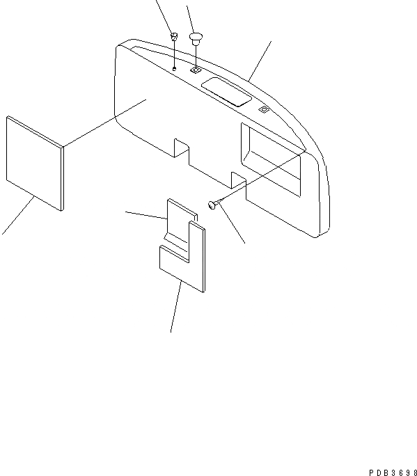 Схема запчастей Komatsu PC200LC-6 - ПРОТИВОВЕС (7 KG)(№987-9998) ЧАСТИ КОРПУСА