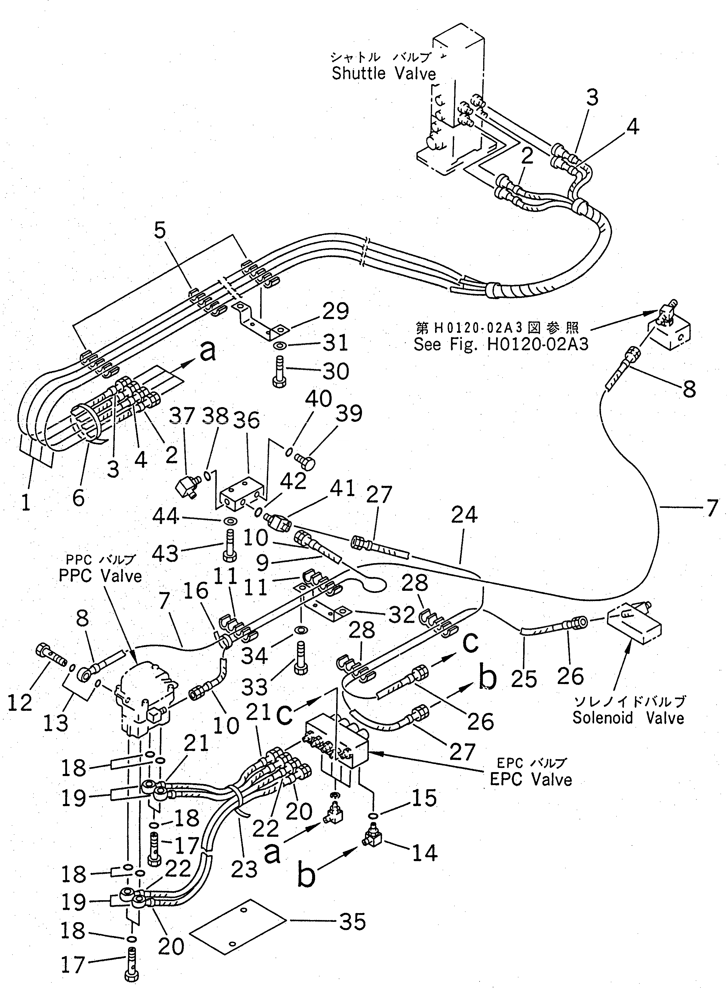 Схема запчастей Komatsu PC200LC-6H - PPC ЛИНИЯ ХОДА (РАДИО УПРАВЛ-Е СПЕЦ-Я.)(№8-899) КАБИНА ОПЕРАТОРА И СИСТЕМА УПРАВЛЕНИЯ