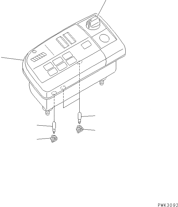 Схема запчастей Komatsu PC200LC-6Z - МОНИТОР(№89-) ОСНОВН. КОМПОНЕНТЫ И РЕМКОМПЛЕКТЫ