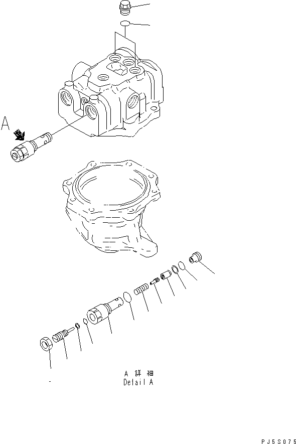 Схема запчастей Komatsu PC200LC-6J - МОТОР ПОВОРОТА (/)(№8-9998) ОСНОВН. КОМПОНЕНТЫ И РЕМКОМПЛЕКТЫ