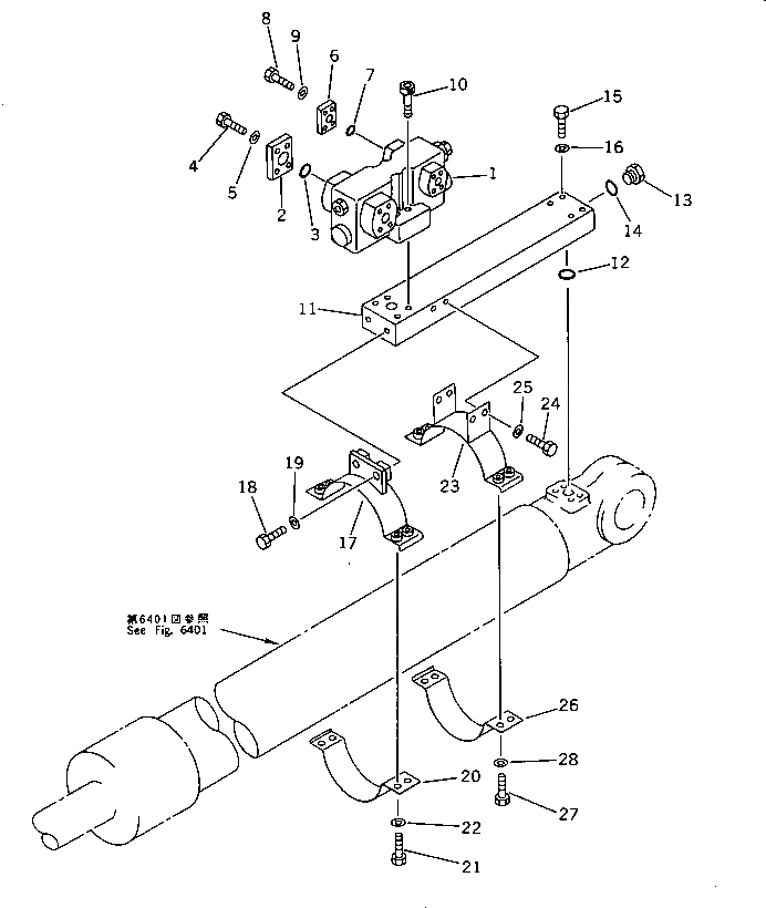 Схема запчастей Komatsu PC200LC-3 - СТОПОРН. КЛАПАН ЦИЛИНДРА СТРЕЛЫ (REXROTH) (КРОМЕ ЯПОН.) ОПЦИОННЫЕ КОМПОНЕНТЫ
