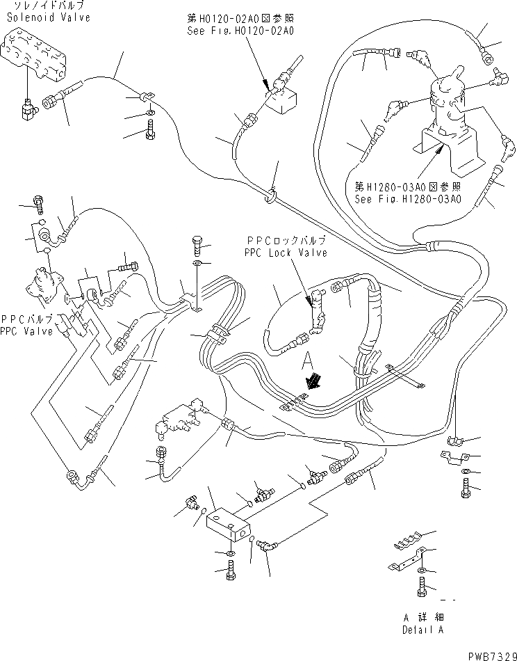 Схема запчастей Komatsu PC200LC-6S - РАБОЧАЯ ЛИНИЯ PPC (ПАТРУБКИ ПРАВОЙ СТОЙКИ) ( АКТУАТОР)(№89-9998) КАБИНА ОПЕРАТОРА И СИСТЕМА УПРАВЛЕНИЯ
