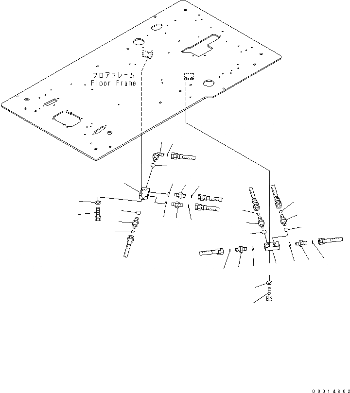 Схема запчастей Komatsu PC200LC-7 - ОСНОВН. КОНСТРУКЦИЯ (КАБИНА) (P¤T БЛОК) (БЕЗ КОНДИЦ. ВОЗДУХА)(№-) КАБИНА ОПЕРАТОРА И СИСТЕМА УПРАВЛЕНИЯ