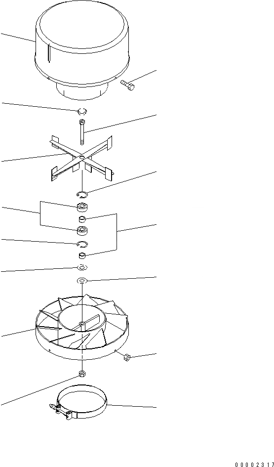 Схема запчастей Komatsu PC200LC-7 - ПРЕФИЛЬТР (ВНУТР. ЭЛЕМЕНТЫ)(№-879) ОСНОВН. КОМПОНЕНТЫ И РЕМКОМПЛЕКТЫ
